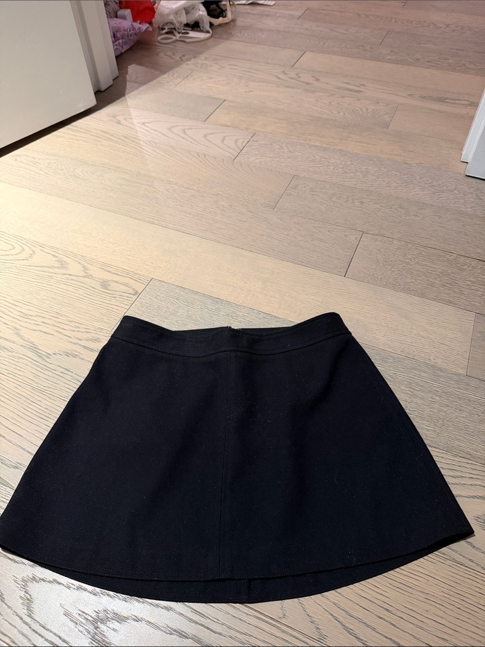 Artless Black A-Line Mini Skirt
